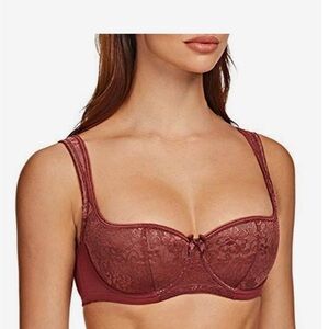 NWT. MELENECA Balconette Underwire Sexy Lace Bra